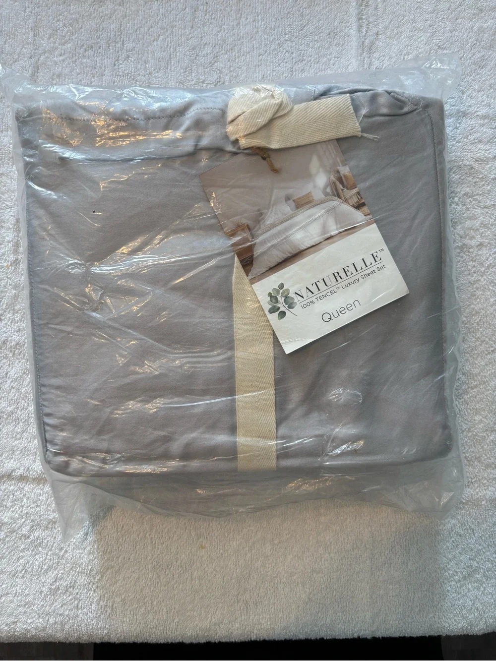 Naturelle Queen Luxury Sheet Set in Dove Grey - 100% TENCEL